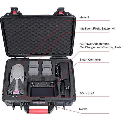 Smatree 17.6L Carrying Case for DJI Mavic 2 Pro/Zoom & Smart Controller | 41cm (16.1") thumbnail 2