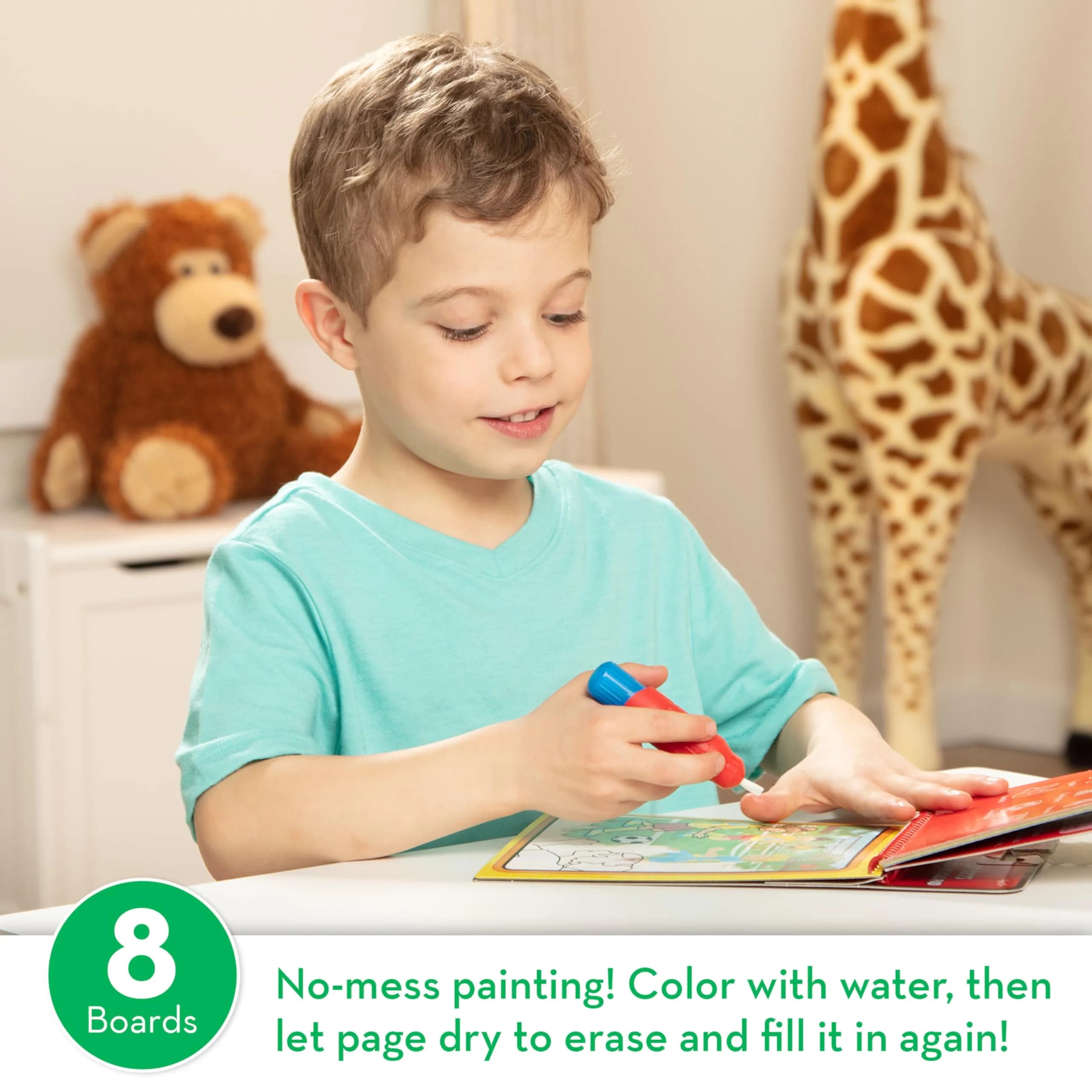 Melissa & Doug On The Go Water Wow! Sports Activity Pad 1 EA | Reusable Water-Reveal Coloring Book - view 2