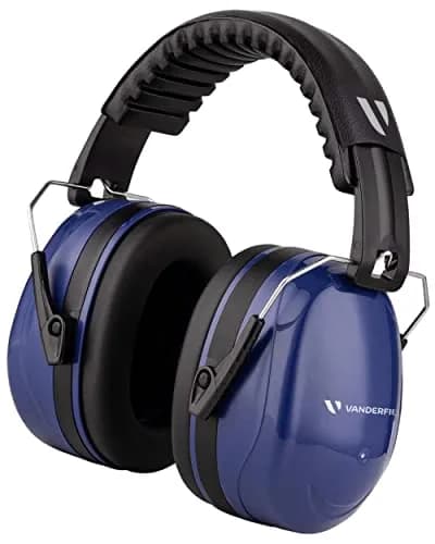 Vanderfields Noise Reduction Earmuffs for Adults - 35 dB (2K Hz) Protection Headphones | ANSI & CE Certified thumbnail 1
