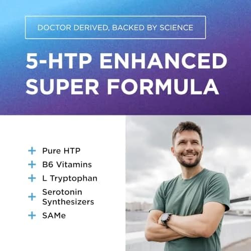 Dr. Emil 200MG 5-HTP Plus, Mood & Sleep, L-Tryptophan, B6, SAM-e, 60 Count | Supports Sleep & Mood thumbnail 3