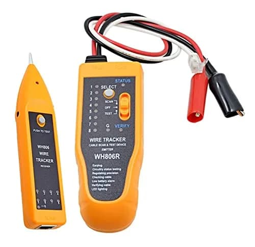 iMBAPrice WH806R Network Cable Tester & Wire Tracker with Probe & Earphone, RJ45 RJ11 Cat5 Cat6 Ethernet LAN Phone Cables (1-Pack) thumbnail 6