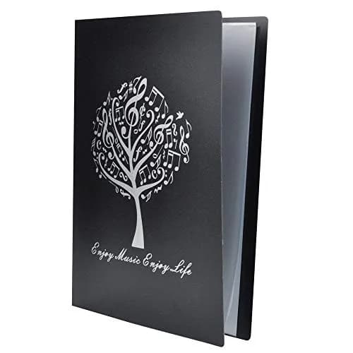KingPoint Music File Folder A4 Size Sheet Music Folder with 40 Pockets | Durable & Attractive Music Themed Design thumbnail 1