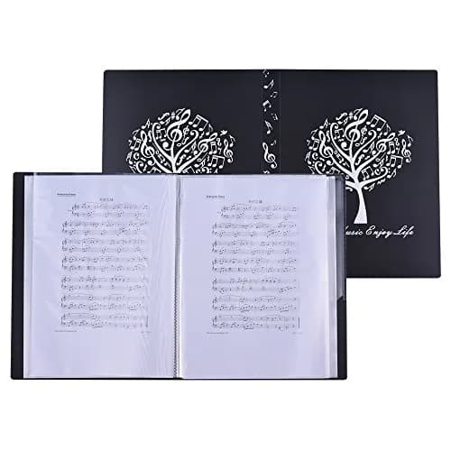 KingPoint Music File Folder A4 Size Sheet Music Folder with 40 Pockets | Durable & Attractive Music Themed Design thumbnail 7