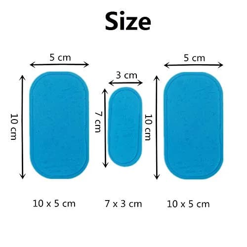 Hocai Gel Pads Replacements for EMS ABS Hips Massage Trainer 10x5cm & 7x3cm | Hydrogels for Hip Toning & Support thumbnail 3
