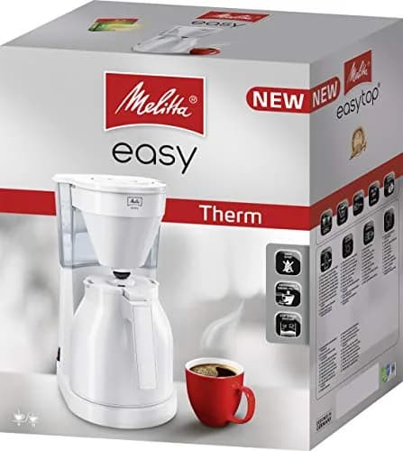 Melitta Easy II Therm Coffee Maker 1L (0.26 Gal) | 1050W Drip Coffee Machine with Thermal Carafe thumbnail 3