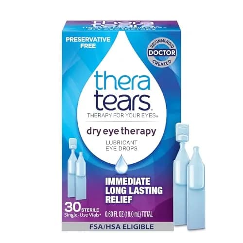 TheraTears Dry Eye Drops 30 Ct | Preservative-Free, Long-Lasting Relief for Sensitive Eyes thumbnail 1