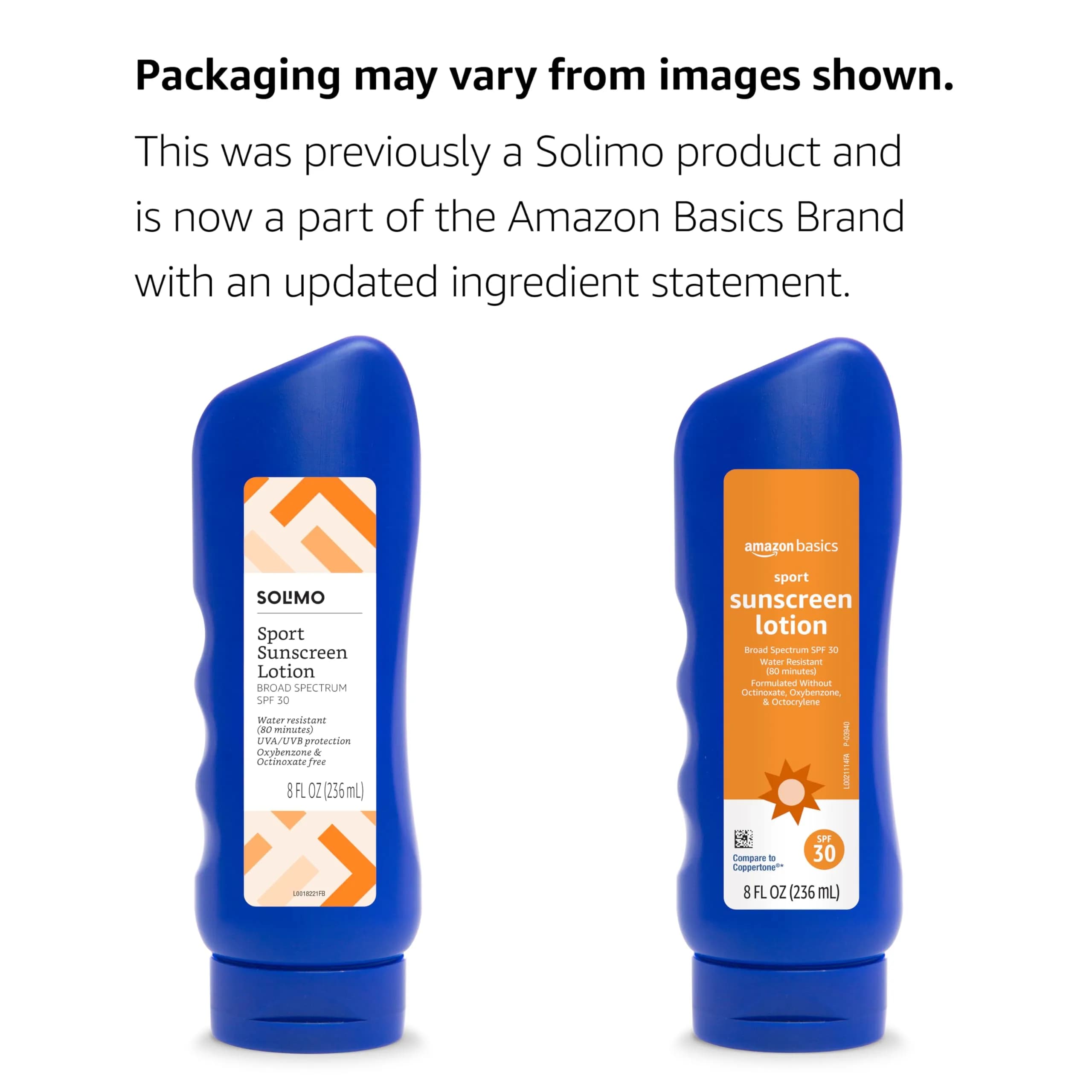 Amazon Brand - Solimo SPF 30 Sunscreen Lotion 236ml (8 Fl Oz) | Broad Spectrum UVA/UVB Protection - view 2