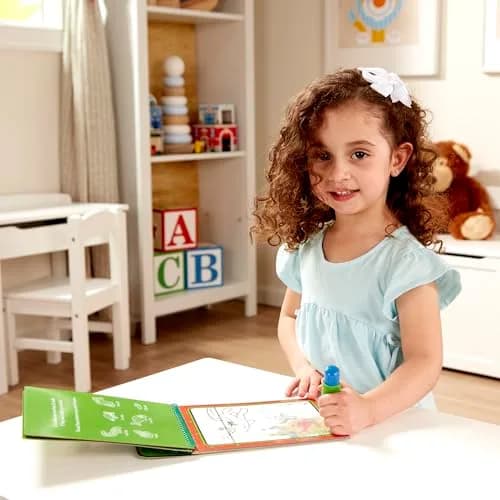 Melissa & Doug On The Go Water Wow! Jungle Activity Pad with Refillable Pen | Reusable Water-Reveal Coloring Book for Kids Ages 3-7 thumbnail 6