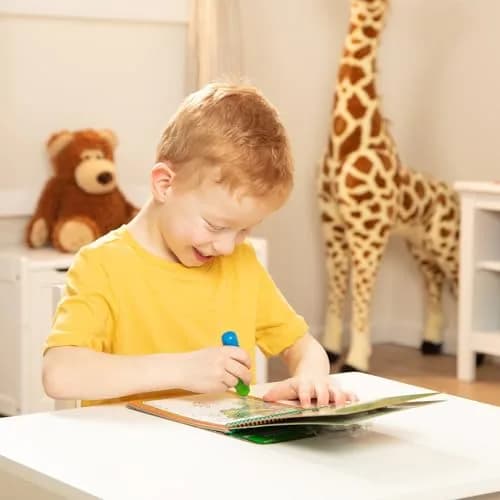 Melissa & Doug On The Go Water Wow! Jungle Activity Pad with Refillable Pen | Reusable Water-Reveal Coloring Book for Kids Ages 3-7 thumbnail 2