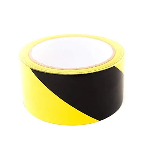 Bertech Safety Warning Vinyl Tape 4" x 54 Ft | Color-Coding & Floor Marking thumbnail 3