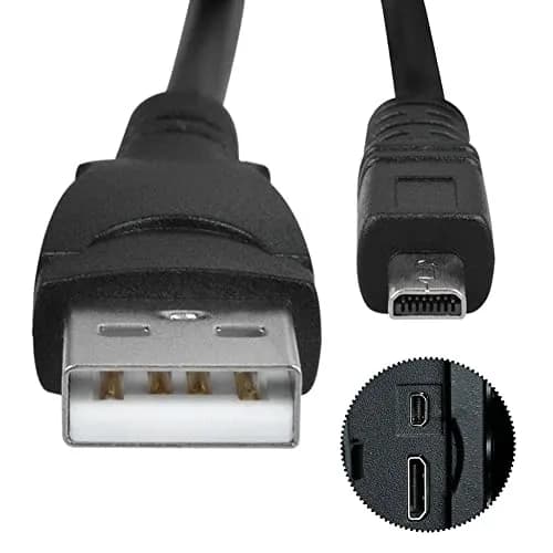 Parts Express UC-E16 USB Cable for Nikon Coolpix B500, A300, A10, A100, L29, L31, L32 | 3 ft Copper USB Cable thumbnail 3