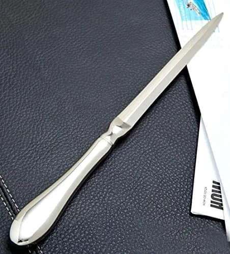 BANCHELLE Letter Opener Envelope Slitter with Paper Box 1 Piece | Zinc Alloy, Nickel Plated, 23 cm (9.06 Inches) thumbnail 4