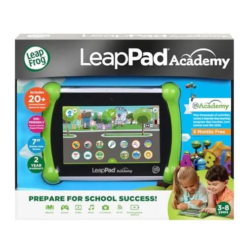 LeapFrog LeapPad Academy Kids’ Learning Tablet, Green 21.8 cm (8.5") | Educational Tablet for Ages 3-8 thumbnail 7