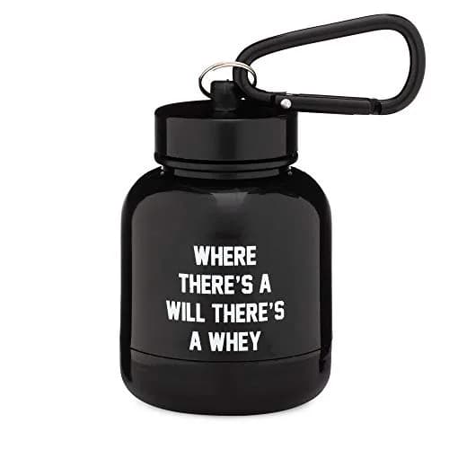 ONMYWHEY Protein Powder and Supplement Funnel Keychain 75ml (2.5 Oz) | Portable Gym & Travel Container thumbnail 4
