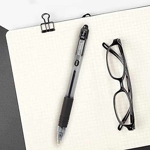 Zebra Pen Z-Grip Retractable Ballpoint Pen 1.0mm | Bulk Pack of 24, Black & Blue Ink, Office & School Supplies thumbnail 8