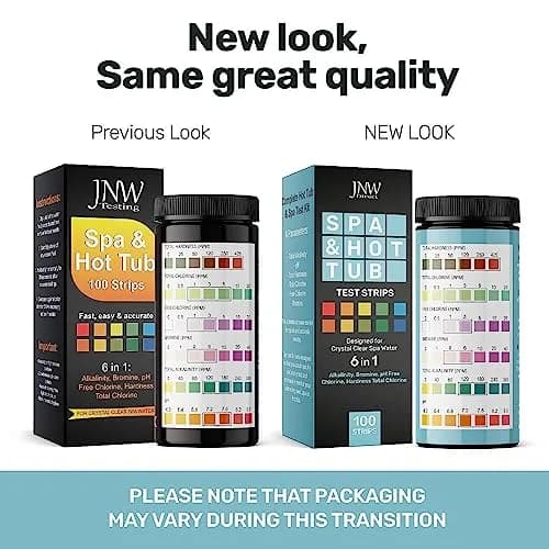 JNW Direct Hot Tub Test Strips 100 Pack | 6-in-1 Water Testing for Spas & Pools thumbnail 7