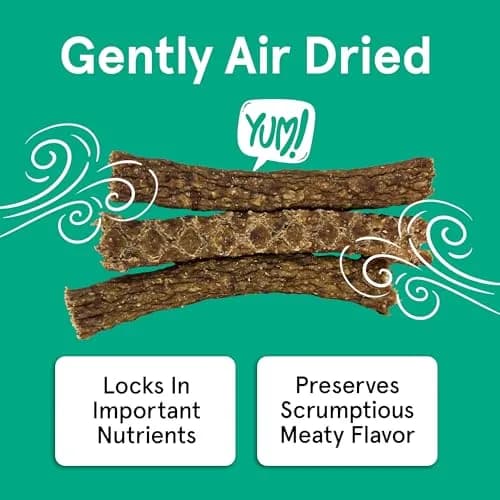 TRMC Real Meat Dog Treats Turkey Neckers - 6oz Bag of 6-Inch USA-Made Air-Dried Turkey Necks for Dogs - Ground Neck & Bones Dog Treats Sourced from All-Natural, Free-Range thumbnail 4