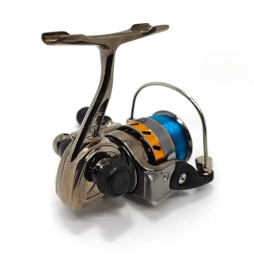 EMMRAGNO Mini 100 Metal Spinning Fishing Reel 125.5g (4.4oz) | 4.3:1 Gear Ratio, 3+1BB, Ambidextrous thumbnail 4