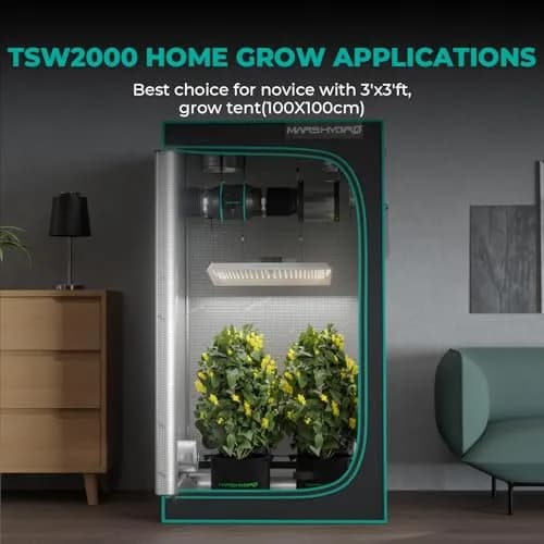 MARS HYDRO TSW2000 LED Grow Light 300W Full Spectrum for Indoor Plants | 3x3ft Flower / 4x4ft Veg Coverage thumbnail 7