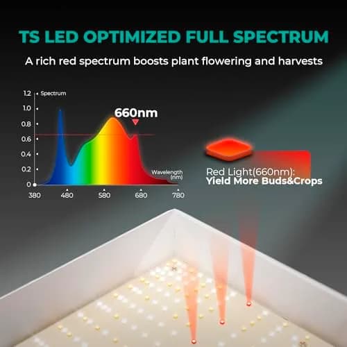 MARS HYDRO TSL2000 LED Grow Light 300W Full Spectrum 99.6cm (39.2") | Dimmable Daisy Chain for Indoor Plants thumbnail 4