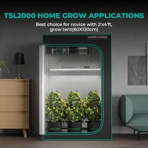 MARS HYDRO TSL2000 LED Grow Light 300W Full Spectrum 99.6cm (39.2") | Dimmable Daisy Chain for Indoor Plants thumbnail 8