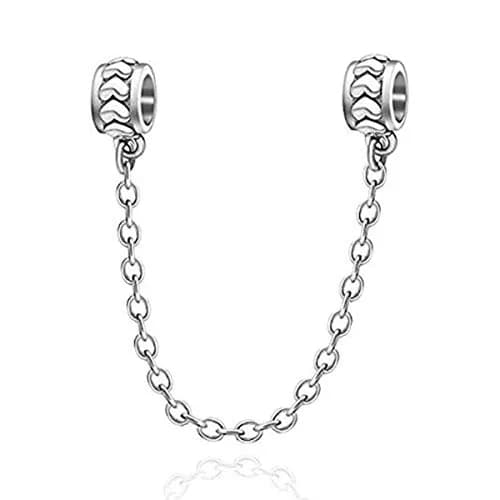 Eternalll Jewellery Sterling Silver Charm Bead Heart Flower Snowflake Bow 3.0mm | Compatible with European Charm Bracelets thumbnail 1