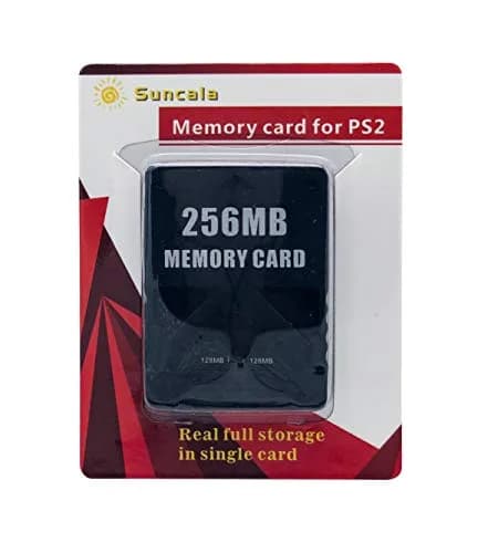 Suncala 256MB Memory Card for PlayStation 2 | High-Speed PS2 Storage (70-120 chars) thumbnail 1