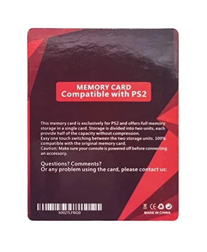 Suncala 256MB Memory Card for PlayStation 2 | High-Speed PS2 Storage (70-120 chars) thumbnail 2