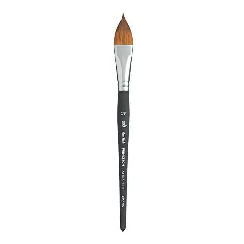 Princeton Aqua Elite Series 4850 Watercolor Paint Brush, 3/4 in | Synthetic Kolinsky, Oval Wash, Durable thumbnail 1
