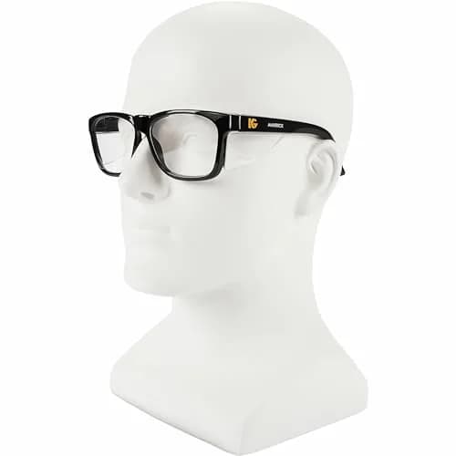KleenGuard V30 Maverick Safety Glasses with Anti-Fog Coating, Clear Lenses, Black Frame (Qty 1) | ANSI Z87.1+ Certified thumbnail 6
