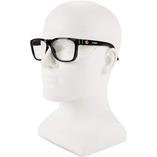 KleenGuard V30 Maverick Safety Glasses with Anti-Fog Coating, Clear Lenses, Black Frame (Qty 1) | ANSI Z87.1+ Certified thumbnail 3