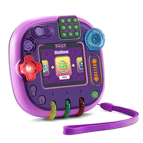LeapFrog RockIt Twist Handheld Learning Game System, Purple | 12 Preloaded Games, 4.61cm (1.81in) Display thumbnail 3