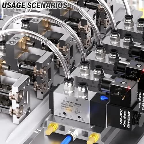 TAILONZ 3/8" Tube OD x 1/4" MNPT Straight Push to Connect Fitting 10Pcs | Copper & Plastic, Water & Air Compatible, Easy Assembly thumbnail 6