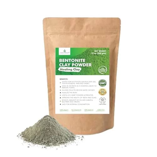 Cosmic Element Calcium Bentonite Clay Powder 12oz | Deep Pore Detox & Skin Care Mask thumbnail 1