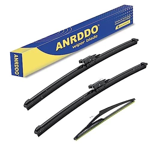 ANRDDO 28"+21"+12" Pinch Tab Windshield Wiper Blades Set | OE Replacement for Mercedes-Benz ML/GL/R-Class thumbnail 1