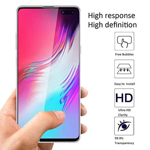 Orzero 3 Pack Compatible Samsung Galaxy S10 5G Screen Protector 6.7 inch | Premium Edge to Edge Anti-Scratch Bubble-Free thumbnail 4