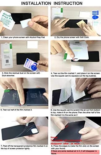 Orzero 3 Pack Compatible Samsung Galaxy S10 5G Screen Protector 6.7 inch | Premium Edge to Edge Anti-Scratch Bubble-Free thumbnail 5