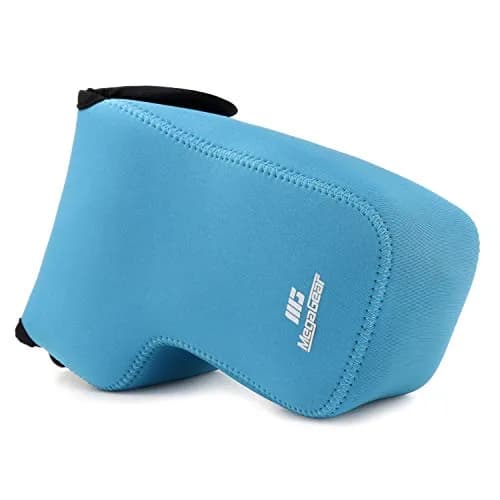 MegaGear Ultra Light Neoprene Camera Case for Nikon Coolpix P1000, Blue | Padded Protection thumbnail 6