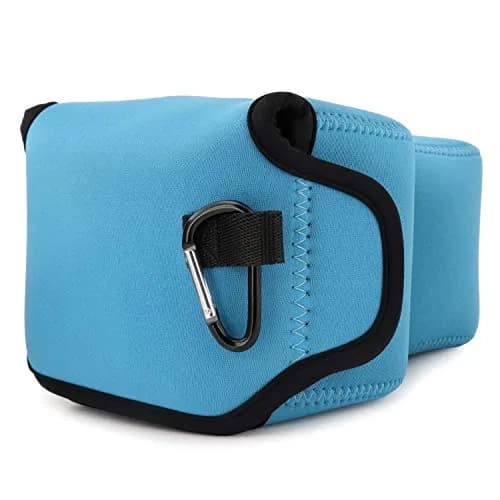 MegaGear Ultra Light Neoprene Camera Case for Nikon Coolpix P1000, Blue | Padded Protection thumbnail 8