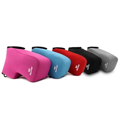 MegaGear Ultra Light Neoprene Camera Case for Nikon Coolpix P1000, Blue | Padded Protection thumbnail 9