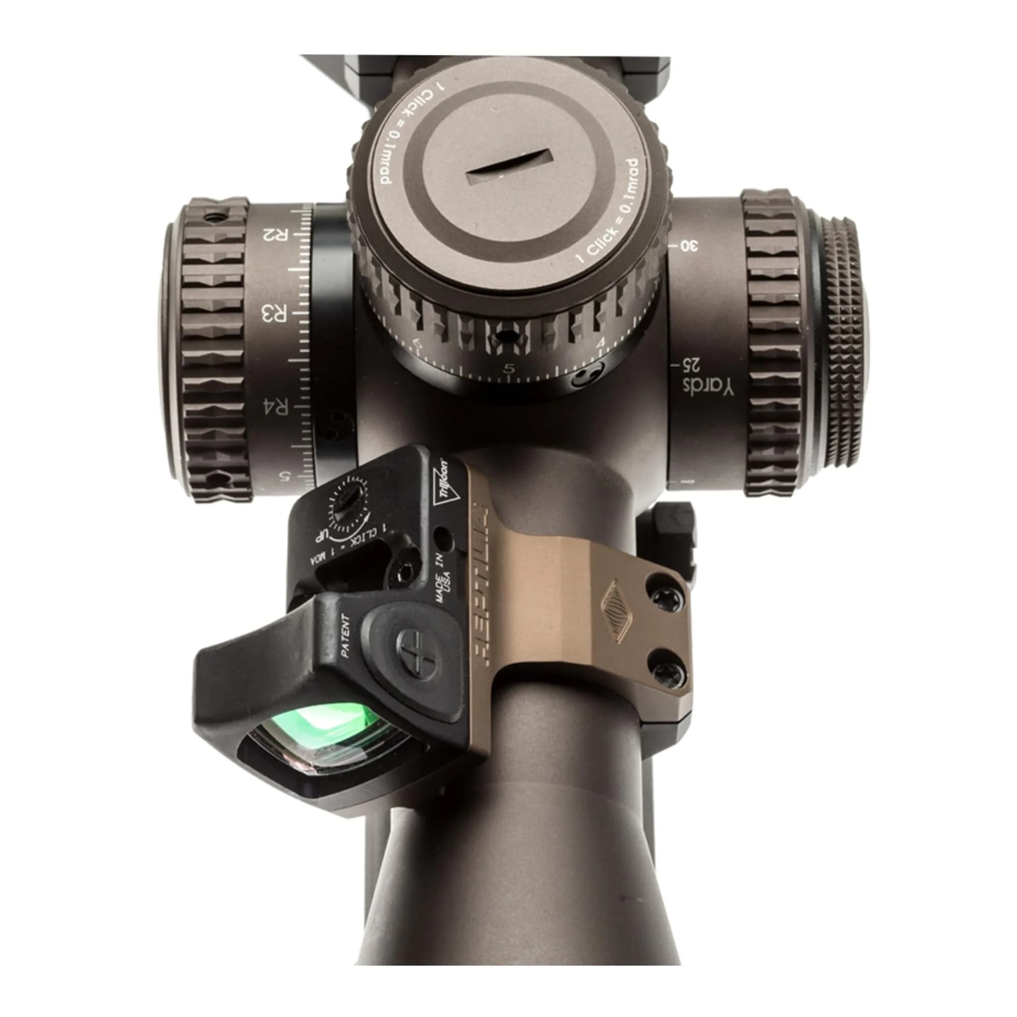 Reptillia 100-031 Tan 45° 34mm Ring Sight Mount for Trijicon RMR | Anodized Aluminum, 27g — Grey