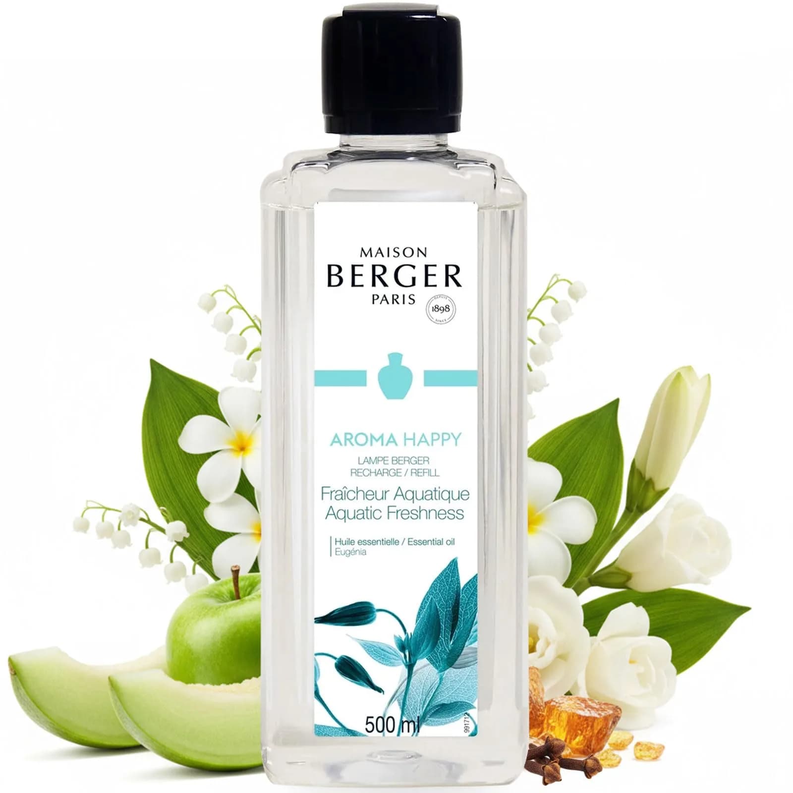 MAISON BERGER Aquatic Freshness Refill 500ml (16.9 Fl Oz) | Neutralizes Odors, Long-Lasting Home Fragrance - main product image
