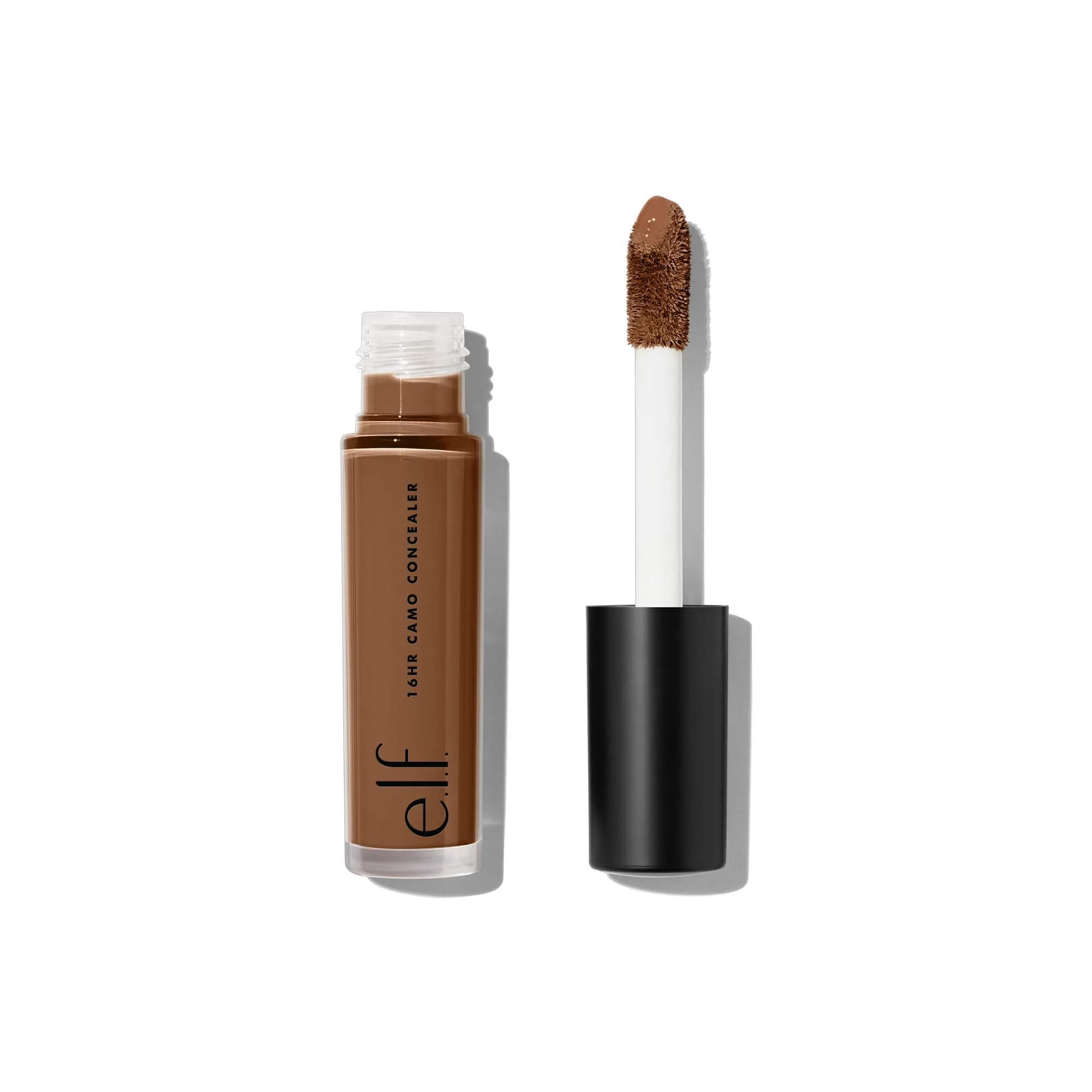 e.l.f. 16HR Camo Concealer 0.2 Fl Oz | Full Coverage, Matte Finish, Hydrating Formula — Rich Cocoa