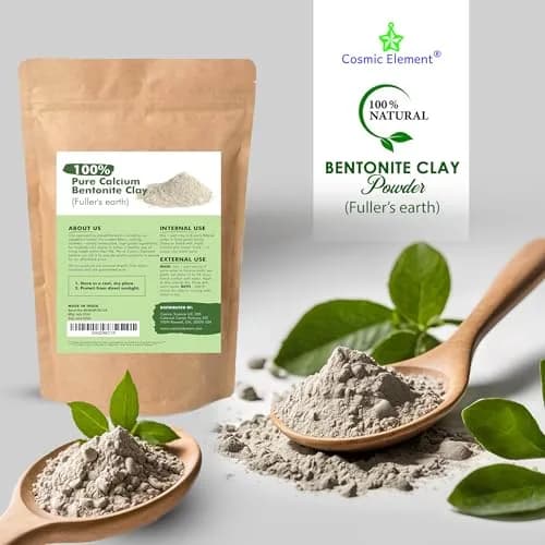 Cosmic Element Vegan Calcium Bentonite Clay Powder 16oz | Deep Pore Detox & Skin Care thumbnail 9