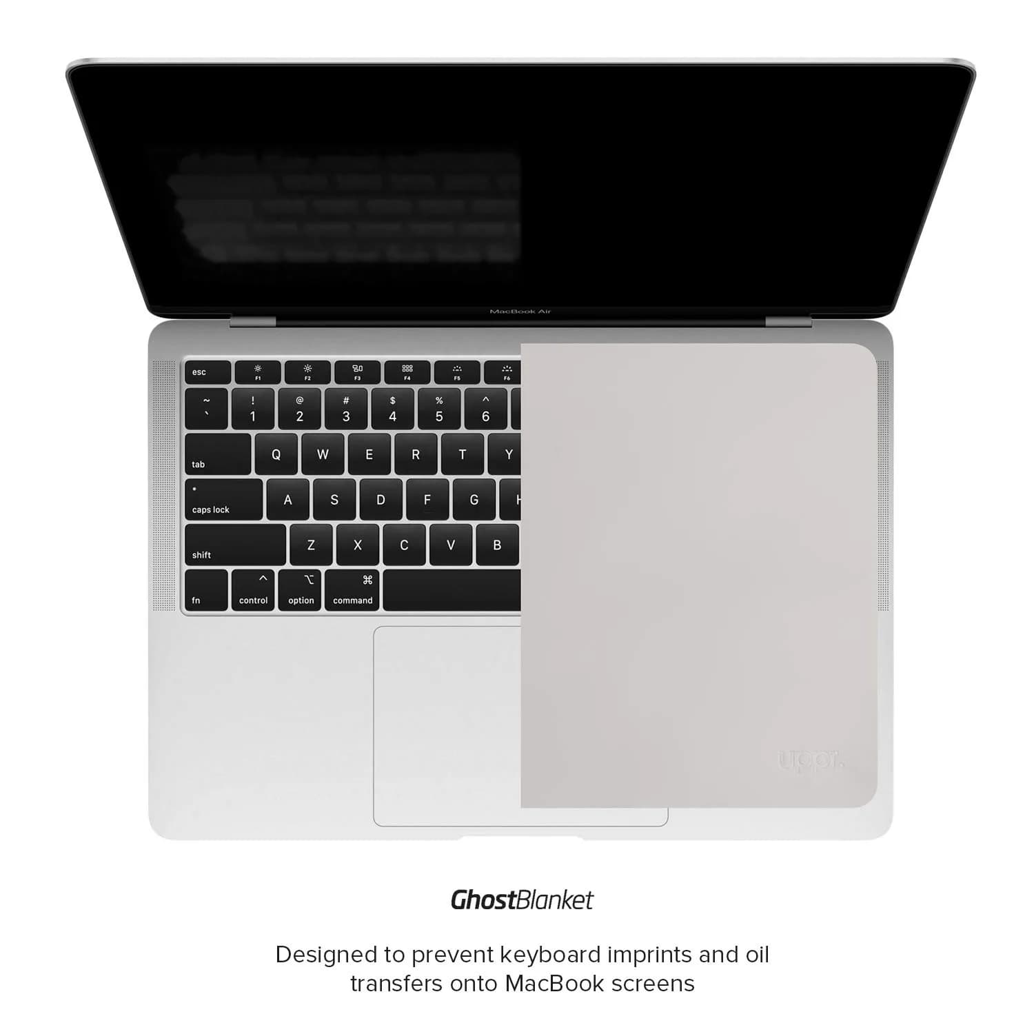 UPPERCASE GhostBlanket Screen Keyboard Imprint Protection Microfiber Liner and Cleaning Cloth 290mm x 186mm | Protects MacBook Screens from Keyboard Marks - view 4