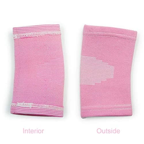 Luwint Kids Knit Elbow Brace Support Compression Arm Sleeves for Volleyball Weightlifting Tennis Tendonitis (Pink, Medium) thumbnail 5
