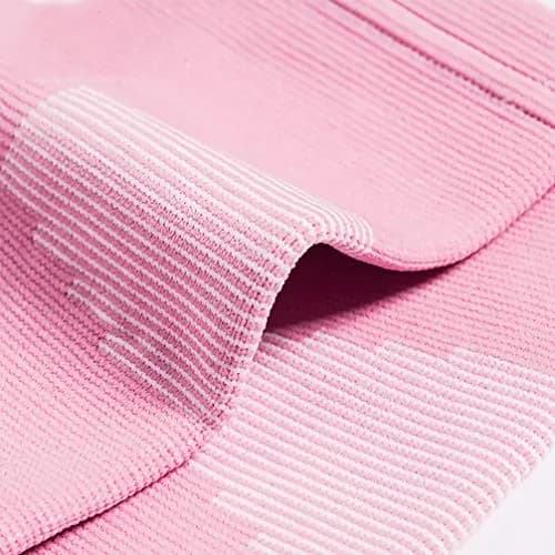Luwint Kids Knit Elbow Brace Support Compression Arm Sleeves for Volleyball Weightlifting Tennis Tendonitis (Pink, Medium) thumbnail 3