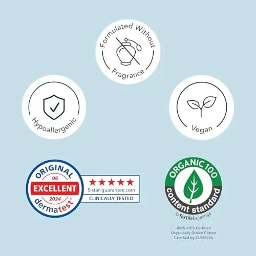 Rael Organic Cotton Wipes, Body Cloth, On-the-Go, All Skin Types (40 Ct) | Unscented, Hypoallergenic, Vegan thumbnail 6