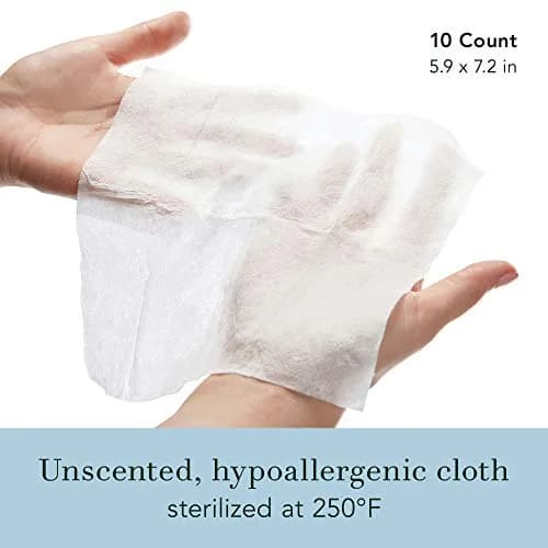 Rael Organic Cotton Wipes, Body Cloth, On-the-Go, All Skin Types (40 Ct) | Unscented, Hypoallergenic, Vegan thumbnail 2