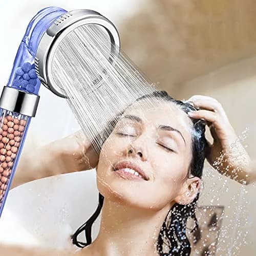 VIKILY Filtered Shower Head with Handheld, 3 Spray Modes, 156 ml (5.5 Fl Oz) | Purifies Water for Healthier Skin & Hair thumbnail 8